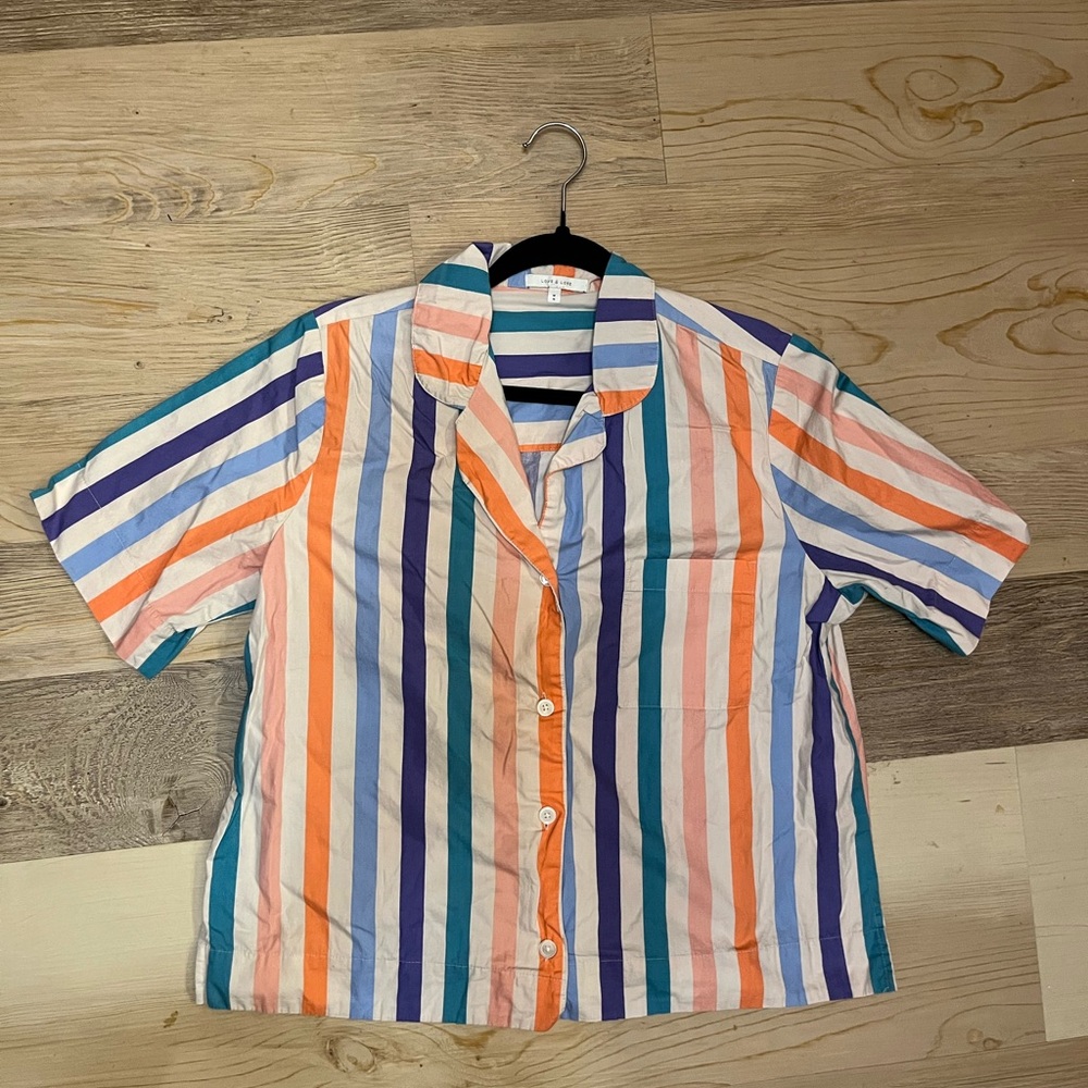 Striped Button Down Shirt